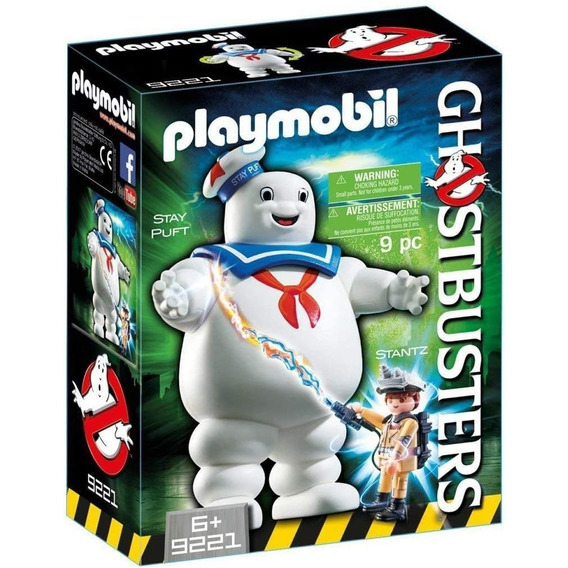 Figura Armable Playmobil Ghostbusters Muñeco Marshmallow 3+