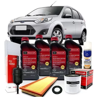 Kit Revisão Troca Ford 5w30 Fiesta 2009 2010 2011 2012 2013