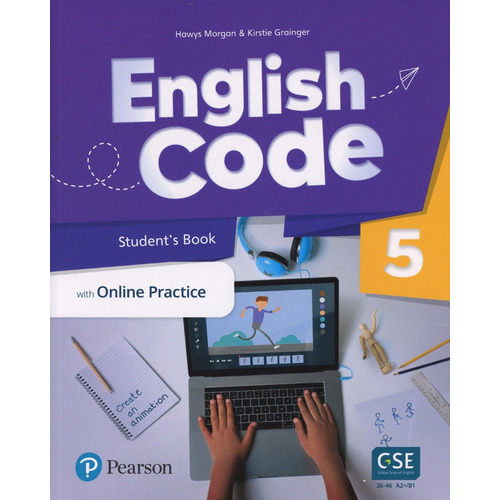 English Code 5 American - Student's Book + Online Practice Access Code Pack, De Morgan, Hawys. Editorial Pearson, Tapa Blanda En Inglés Americano, 2020