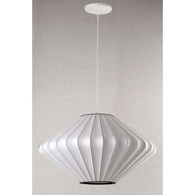 Lampara Colgante Malba 40cm Sustentable Diseño 3d Apto Led