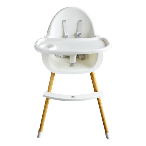 Baby Pops silla de comer bebe 2 en 1 estilo nordico premium color blanco nordic