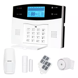 Kit Alarma Domiciliaria Inalambrica Celular Wifi Gsm Pstn 