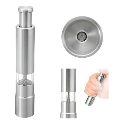 Molinillo Pimienta O Sal Pistón Acero Inox 19211 Bazarnet. P