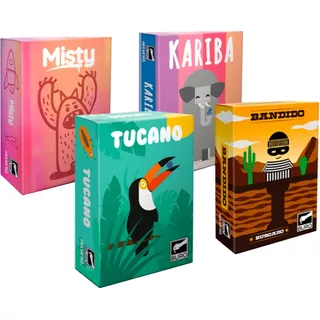 Bandido + Misty + Tucano + Kariba Combo Cartas Buro Bureau