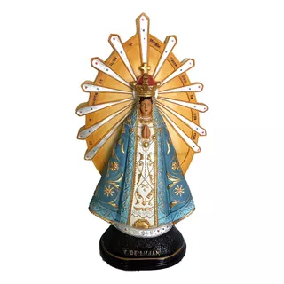 Imagen Religiosa - Virgen De Lujan 45 Cm Bizcocho Ceramico