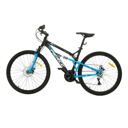 Mountain bike Fierce FM18F6SM210D  2021 R26 18" frenos de disco mecánico color negro/celeste  