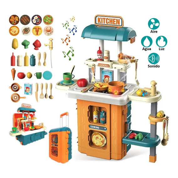 Cocina Cocinita Juguete Utensilios Chef Infantil Herramienta