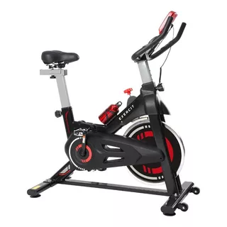 Bicicleta Ergométrica Spinning Exercit Esportes Es-08 Preta Cor Preto/vermelho