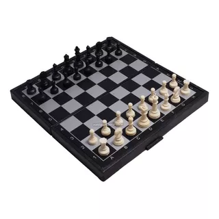 Ajedrez Magnético Damas Chinas Juego 3 En 1 Plegable 19x19cm