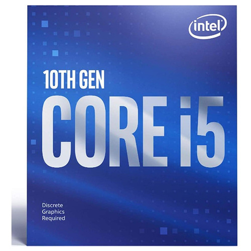 Procesador gamer Intel Core i5-10400F BX8070110400F  de 6 núcleos y  4.3GHz de frecuencia
