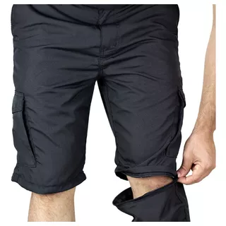 Calça Modular Vira Bermuda Double Fishing - Camuflado E Liso