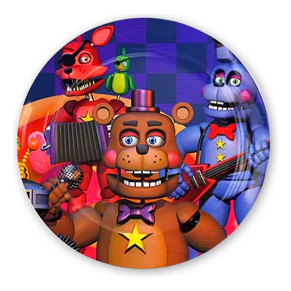 10 Platos Cumpleaños  Five Nights At Freddys Fiesta Fnaf