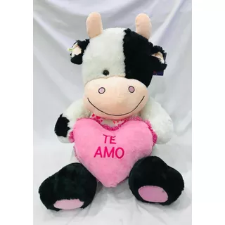 Peluche Vaca Con Corazón Día De Los Enamorados San Valentín