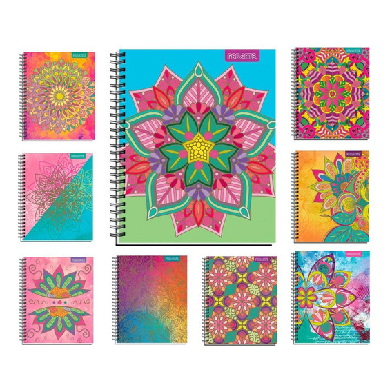 Cuaderno Universitario Proarte 100h 7mm Mandala Pack 10