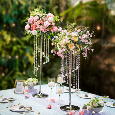 Centro De Mesa De Boda De Nuptio Jarrones De Plata: 10 Pc 35