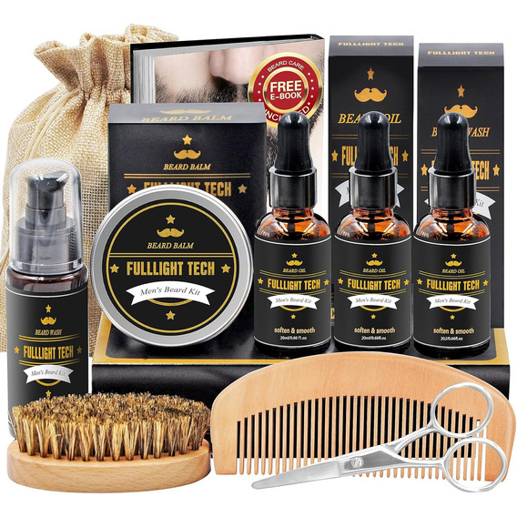 Kit De Barba Para Hombres Aseo Y Cuidado Con Lavado De Barba