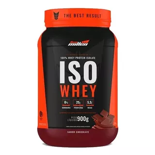 Whey Isolado Excell 90 - 900g - New Millen Sabor Chocolate
