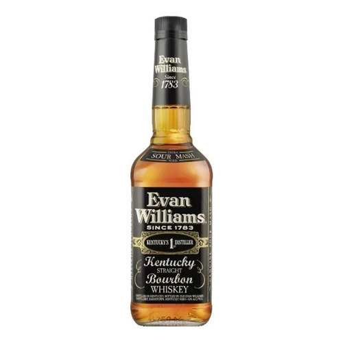 Evan Williams whisky black bourbon 750 ml