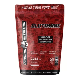 Glutamina 1kg - 200 Doses 100% Isolada E Pura