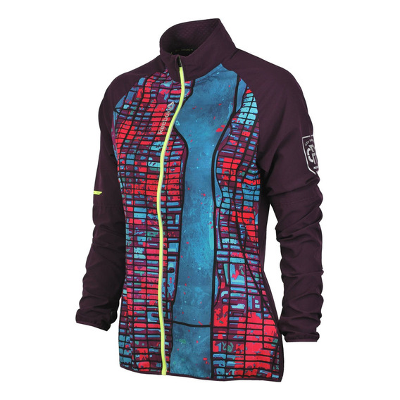 Campera Deportiva Cortaviento Reebok Mujer Osr Wind New York