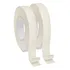 2 Pz Cinta Doble Cara 3 Mt Largo X 1.8 Cm Resistente Blanca Color Blanco