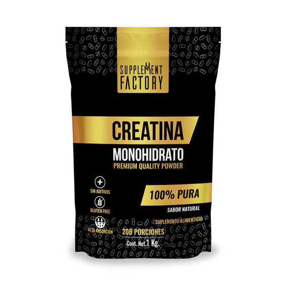 Creatina Monohidratada Pura 1 Kg Sabor Natural