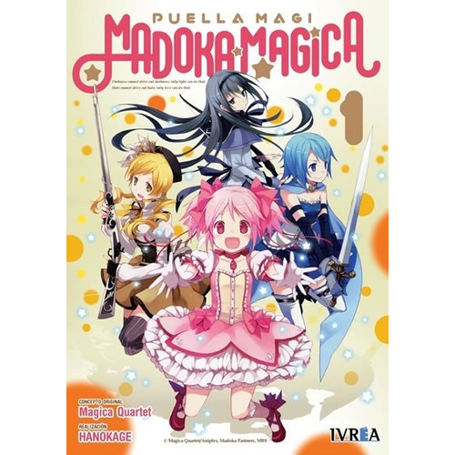 PUELLA MAGI MADOKA MAGICA - A DIFFERENT STORY 1, de Hanokage. Puella Magi Madoka Magica - A Different Story, vol. 1. Editorial Ivrea, tapa blanda en español, 2016
