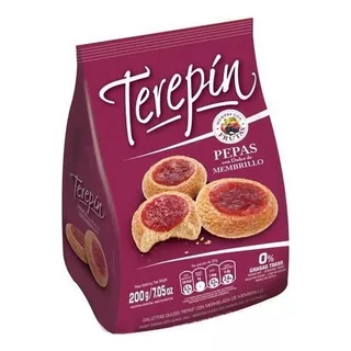 Pepas Terepin Membrillo Galletitas 200g X 5 Unidades