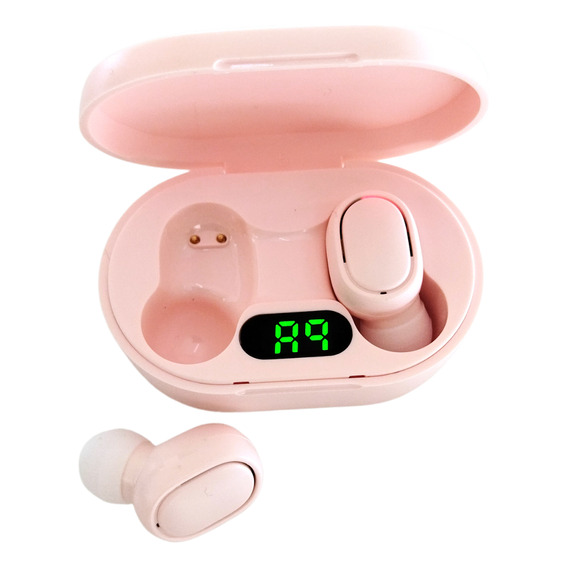 Auriculares Inalambrico In Ear Ruffo E7s Rosa Bluetooth 5.3 