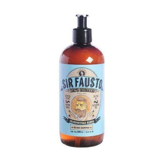 Sir Fausto Men´s Culture Shampoo Hidratante Para Barba 500ml