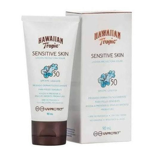 Hawaiian Tropic Sensitive Skin Fps50 Piel Sensible 90ml