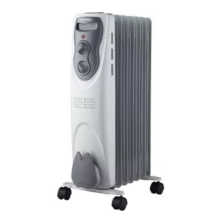  Ventisol Ao Aquecedor A Óleo Doméstico 1500w Cinza 220v Cor Branco Cinza