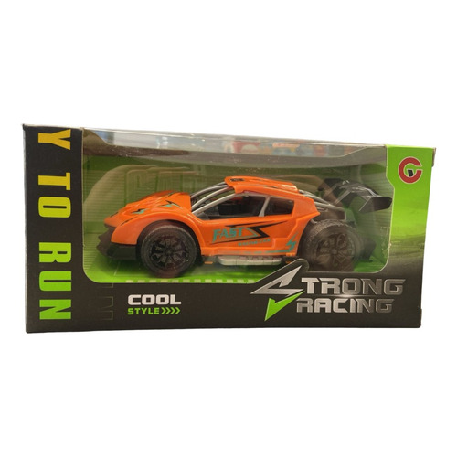 Autos De Colección Strong Racing - 54675 Color Naranja