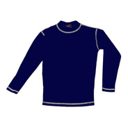Remera Camiseta Térmica Niño Bodytherm Azul 0909