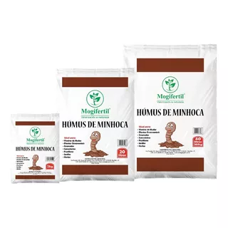 Húmus De Minhoca Adubo Orgânico 20 Kg