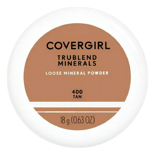 Base de maquillaje en polvo CoverGirl TruBlend tono 400 tan - 18g