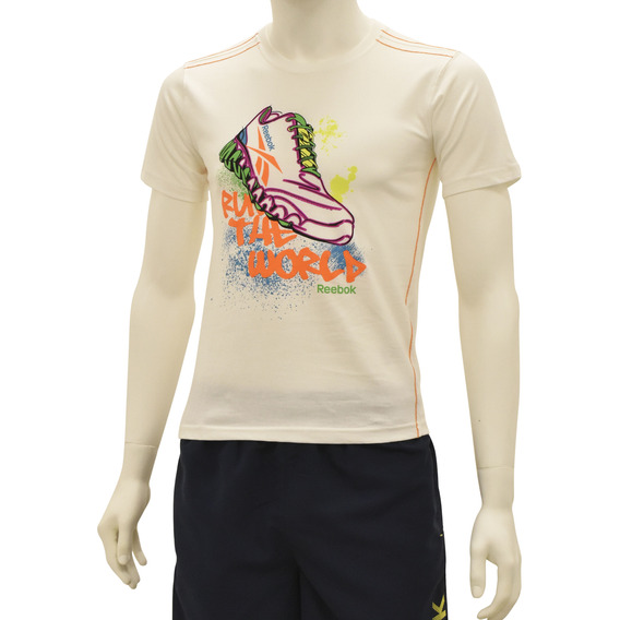 Remera Reebok H76199 Unisex Infantil Y Jóvenes Urbana Casual