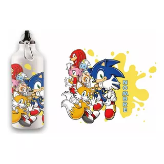 Botella Caramañola Sonic Personalizada