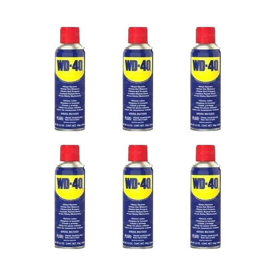 Wd40 Lubricante Antioxidante Antihumedad Multiuso 311g X6