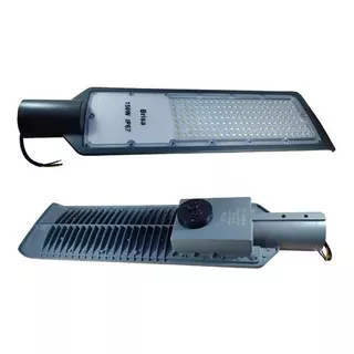 10 Luminária Led Poste C/fotocelula 150w Iluminação Publica Cor Da Carcaça Cinza-escuro Cor Da Luz Branco-frio 110v/220v