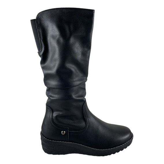 Bota Via Uno Negro Chiporro Numero 35 Al 40 Liquidacion