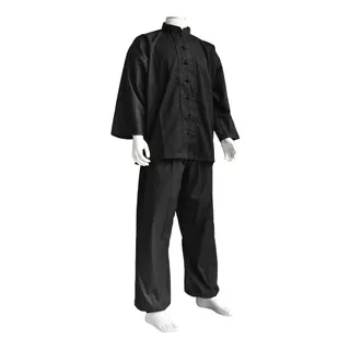 Kimono Negro Para Kung Fu
