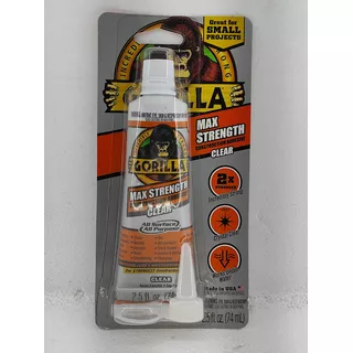 Gorilla Adhesivo De Construccion Tubo Traslucido 74 Ml