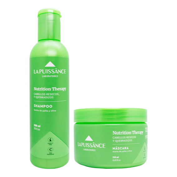 La Puissance Kit Nutrition Therapy Shampoo + Mascara Palta  