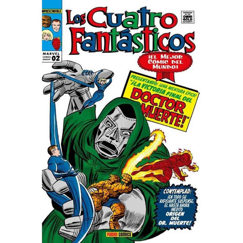Comic Marvel Gold Los Cuatro Fantasticos 2 La Batalla Por El