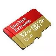 Memoria Sandisk Extreme 32gb Micro Sdhc 100mb/s 4k Clase 10 