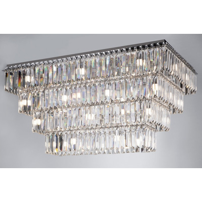 Plafon Cristal Sirius Imperial 32 Luces Control Pal Cuo 