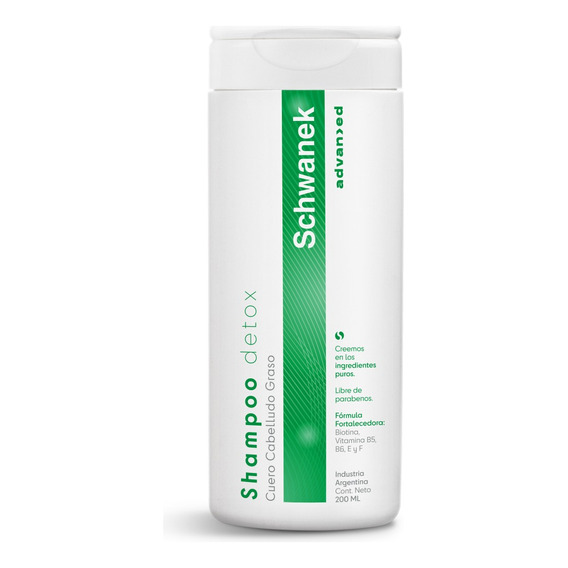 Shampoo Schwanek Detox Advanced Cabellos Grasos 