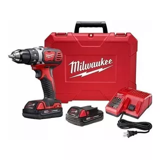 Taladro Atornillador Inalambrico Milwaukee 2606-259ca 18v Color Rojo/negro