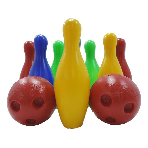 Set De Bolos/ Bowling X8 Infantil Bolos